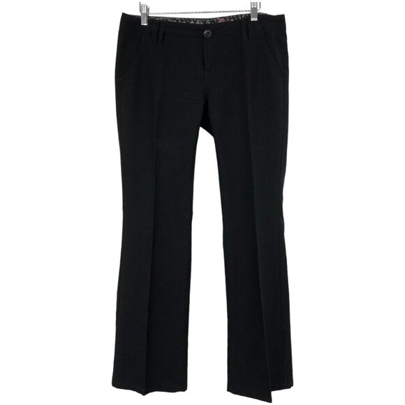 Esprit Black Flared Low Rise Slacks size 40R - Picture 1 of 15